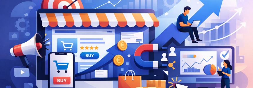 Consigli e strategie per un e-commerce di successo: come incrementare visite e conversioni