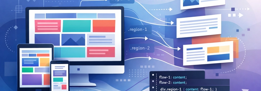 How to create Responsive Content Using CSS Regions 