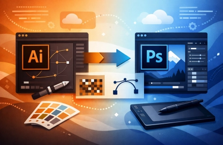 Moving from Illustrator to Photoshop without rasterizing 