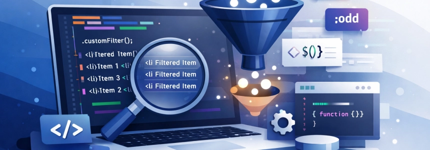 How to Create Custom Filters in jQuery