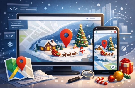 A Christmas Easter Egg in New Google Maps