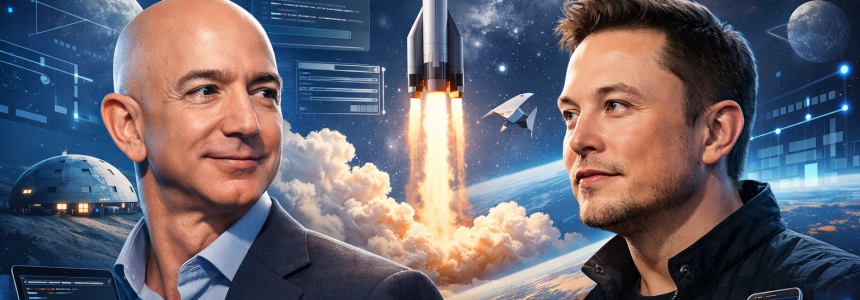Jeff Bezos realizza il sogno quasi impossibile di Elon Musk.