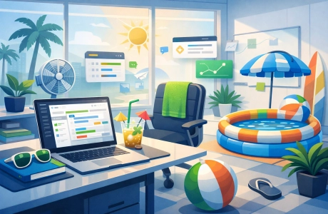 How to Enjoy Summer in the Office - by Wrike project management software