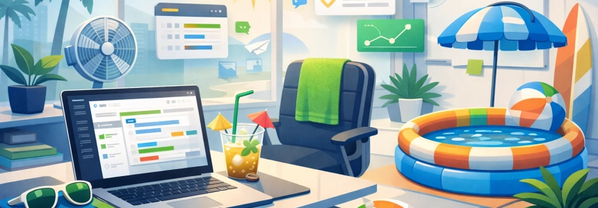 How to Enjoy Summer in the Office - by Wrike project management software