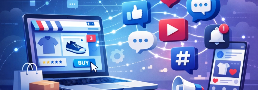 A Guide to Integrate Social Media into Your E-Commerce Store