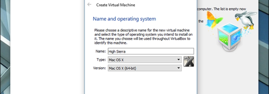 Install macOS High Sierra in VirtualBox on Windows 10