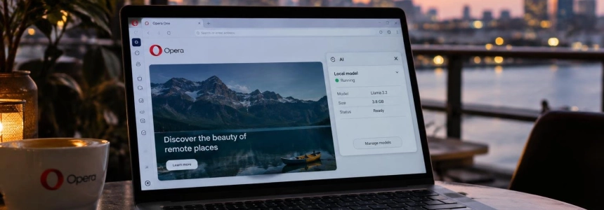 Opera propone WebAI para ejecutar modelos de IA dentro del navegador