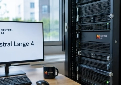 Mistral releases the weights of Large 4, its one-trillion-parameter model