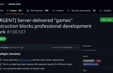 Claude Code non ricrea più giochi esistenti: cosa cambia per port e ricompilazioni