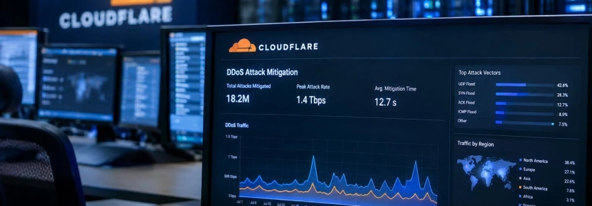 Cloudflare mitigated 18.2 million DDoS attacks in the third quarter
