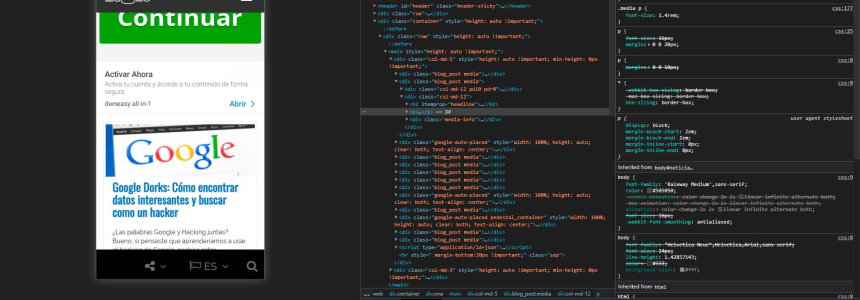 Google dejará de indexar las páginas web hechas para escritorio