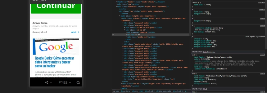 Google dejará de indexar las páginas web hechas para escritorio