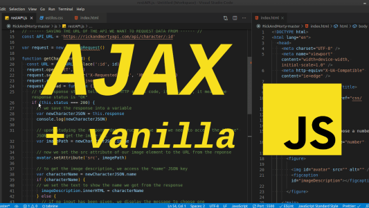 Making AJAX requests to a REST API using vanilla JavaScript and XHR