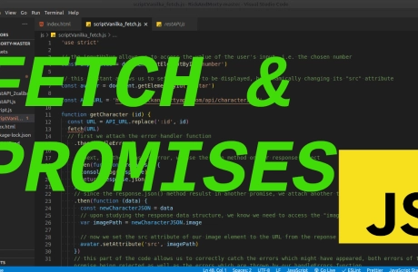 A FULFILLED PROMISE - Using the FETCH API to make AJAX calls