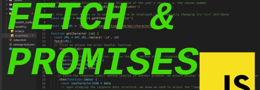  Usando la API FETCH para hacer llamadas AJAX - Una promesa cumplida