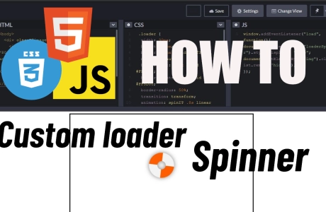 Creating simple CSS spinner-loader