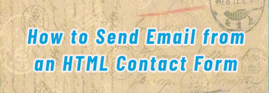 How to Send Email from an HTML Contact Form