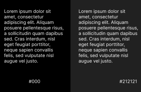 Why shouldn't we use black?